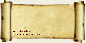 Joakim Stamenković vizit kartica